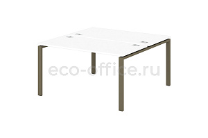 Стол-тандем на металлокаркасе 60*30 SENTIDA COLOR S-42 Тирамису фото
