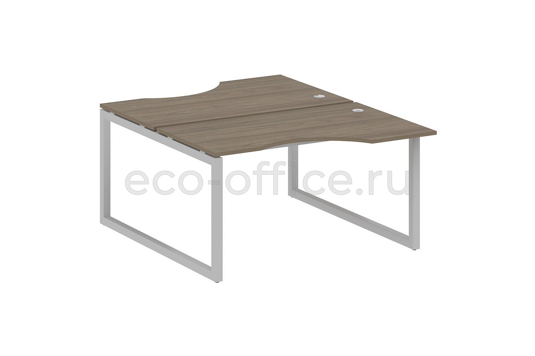 Рабочая станция криволинейная METAL SYSTEM QUATTRO 5x5 50БО.РАС-СА-2.2 Вяз Благородный / Серый металл  стоимость