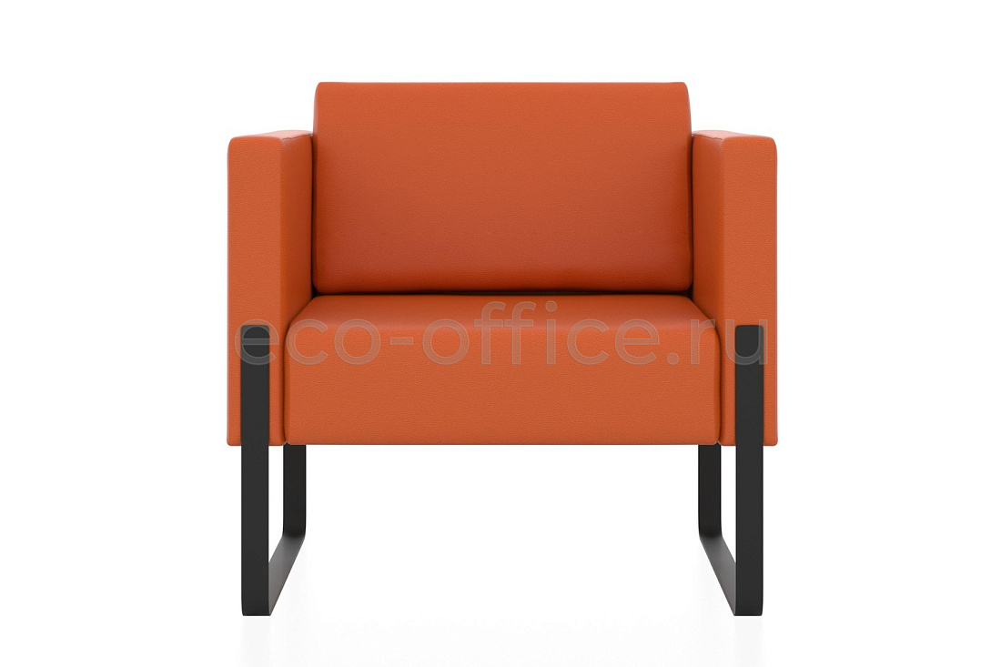 Кресло ТРЕНД экокожа Euroline 112 Оранжевый купить в Москве