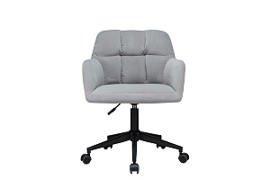 Кресло ECO-CHAIR EDMON 9-178 Светло-серый велюр фото