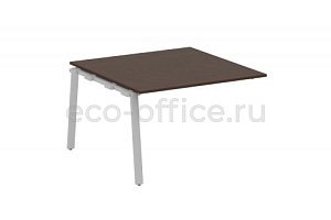 Проходной наборный элемент переговорного стола METAL SYSTEM STYLE БА.ППРГ-2 Венге Цаво / Серый металл фото
