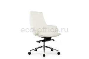 Кресло руководителя RV Design SPELL-M B1719 Белая кожа фото