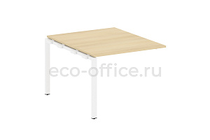 Проходной наборный элемент переговорного стола METAL SYSTEM STYLE БП.ППРГ-1 Акация Лорка / Белый металл фото