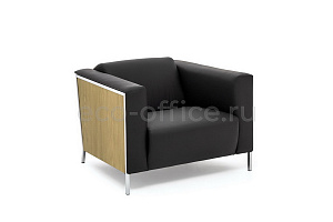 Кресло VISPO Wood OAK 1 Polish DAKOTA black Дуб Светлый фото