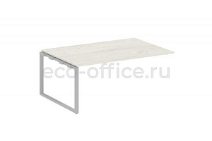 Проходной наборный элемент переговорного стола METAL SYSTEM STYLE БО.ППРГ-5 Дуб Наварра / Серый металл фото