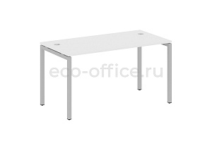 Стол письменный METAL SYSTEM QUATTRO 4x4 40БП.СП-3 Белый / Серый металл фото