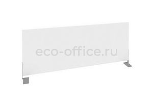 Экран боковой (ЛДСП) ONIX O.EKR-98 Белый Бриллиант / Серый металл фото