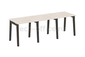 Рабочая станция на 3 рабочих места ONIX WOOD OW.RS-3.0.7 Денвер Светлый / Дуб Тёмный фото