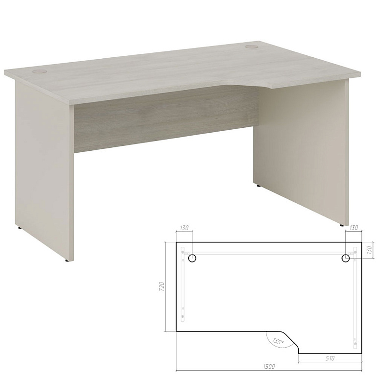 стол эргономичный правый new line nln36315621 фото