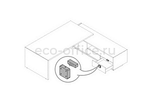 Электронный замок для выдвижного ящика тумбы  ELITE 174305 Black (Cod.56) фото
