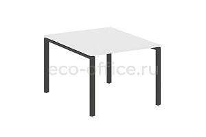 Стол переговорный (1 столешница) METAL SYSTEM STYLE БП.ПРГ-1.1 Белый / Антрацит металл фото