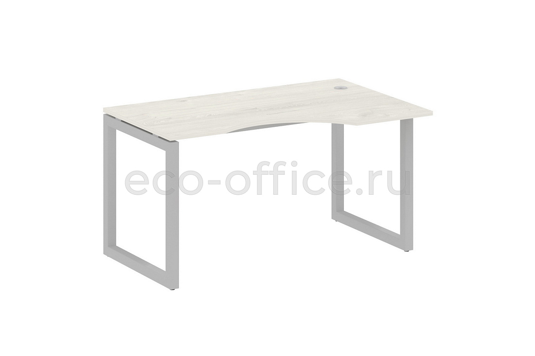 Стол криволинейный правый METAL SYSTEM QUATTRO 5x5 50БО.СА-2 Пр Дуб Наварра / Серый металл  стоимость