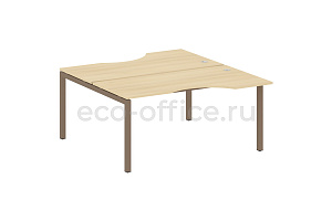 Рабочая станция криволинейная METAL SYSTEM QUATTRO 5x5 50БП.РАС-СА-2.1 Акация Лорка / Мокко металл фото