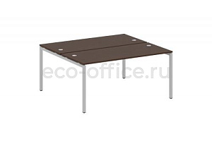 Рабочая станция METAL SYSTEM QUATTRO 4x4 40БП.РАС-СП-2.4 Венге Цаво / Серый металл фото