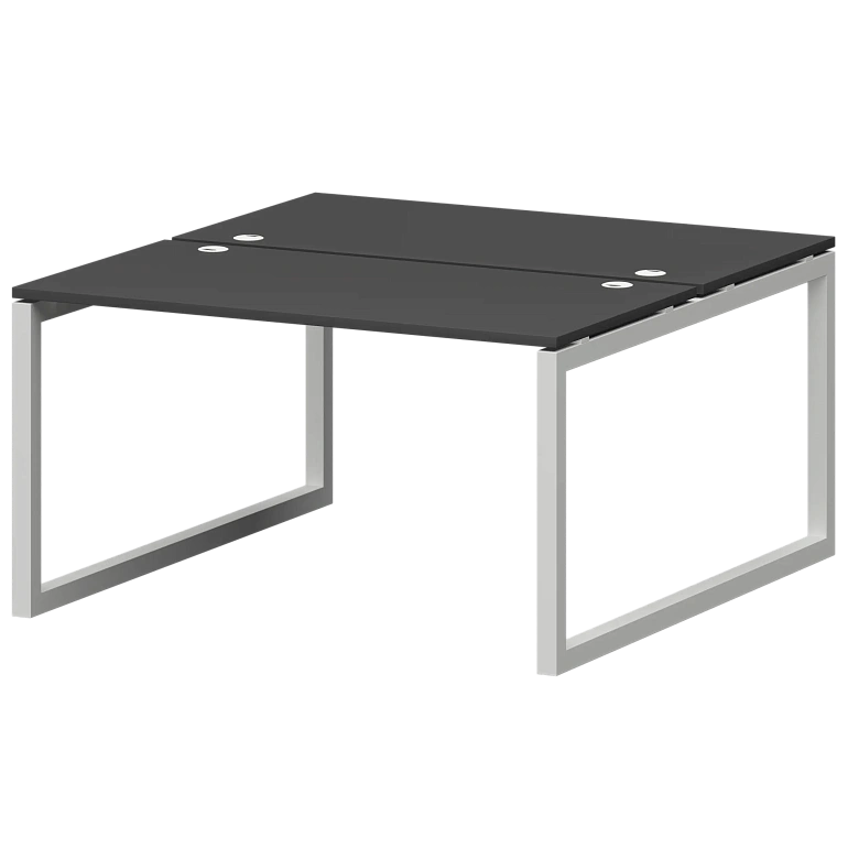 бенч двойной на металлокаркасе protech смс2-о-18к.149.пр50 графит/белый фото