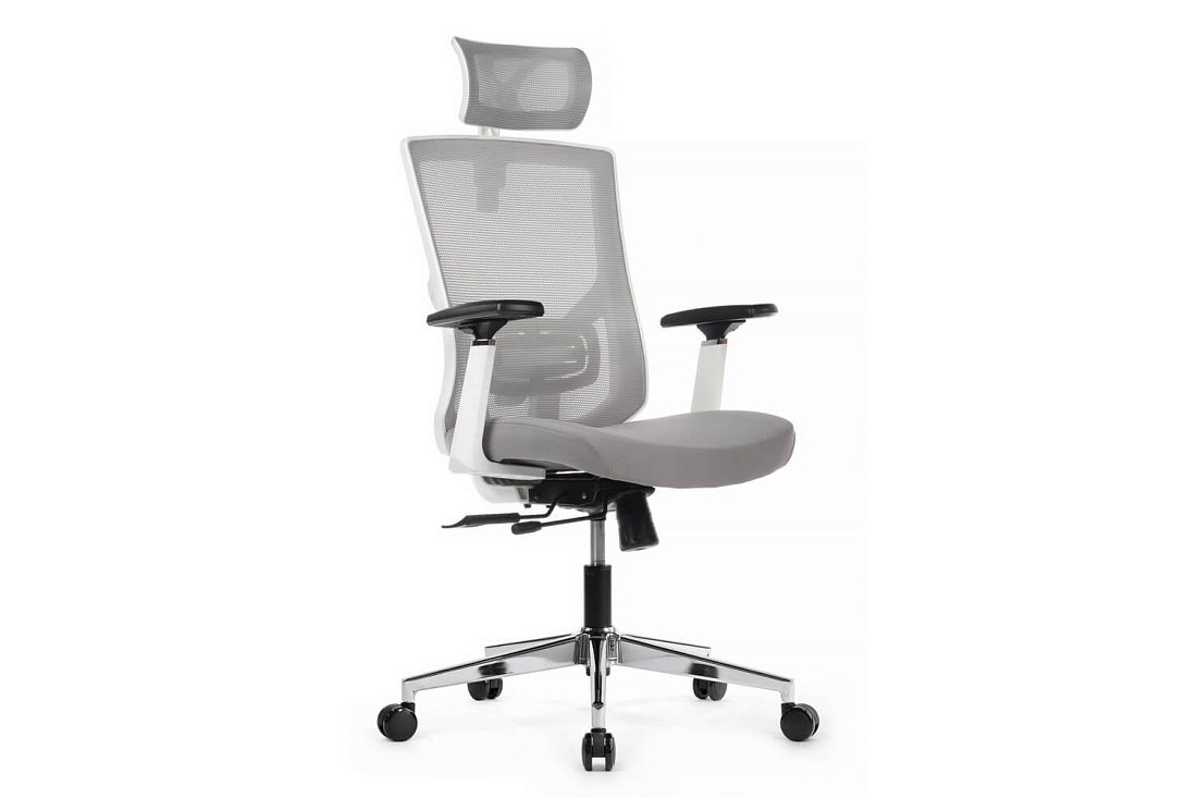 Кресло RV Chair STEP AW2320 Серая сетка / Серая ткань купить в Москве