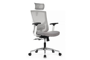 Кресло RV Chair STEP AW2320 Серая сетка / Серая ткань фото