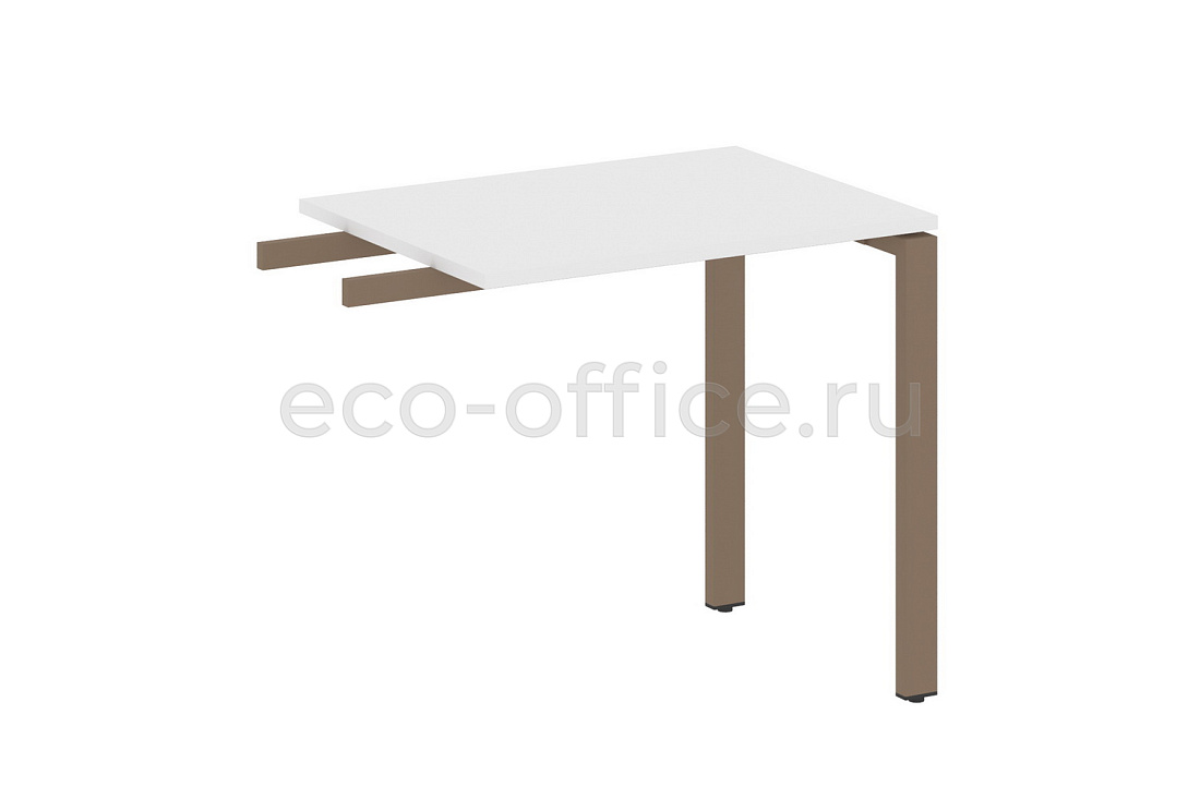 Приставной элемент на П-образном м/к METAL SYSTEM STYLE БП.ПР-2 Белый / Мокко металл  стоимость