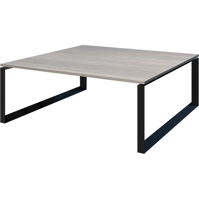 стол переговорный на металлокаркасе protech нтмп.о-180.11 лиственница/антрацит фото