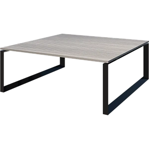 Стол переговорный на металлокаркасе Protech НТМП.О-120.11 Лиственница/Антрацит фото