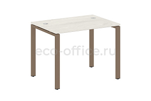 Стол письменный METAL SYSTEM STYLE БП.СП-1 Дуб Наварра / Мокко металл фото