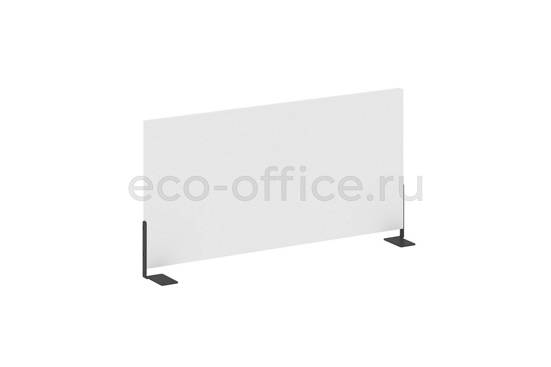 Экран для стола боковой L720 METAL SYSTEM STYLE Б.ЭКР-72 Белый / Антрацит металл  стоимость