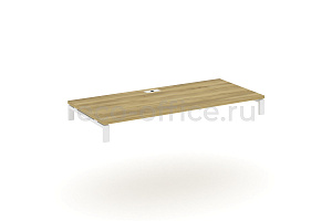 Стол надставка на две опорные тумбы CONCEPT CN.OSN-008 Дуб Винченцо / Белый металл фото