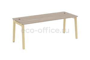 Стол рабочий руководителя ONIX WOOD DIRECT OW.SRR-6.8 Дуб Аттик / Дуб Светлый фото