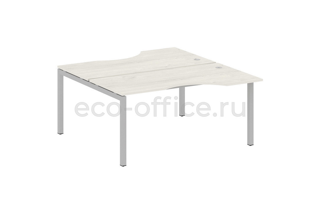 Рабочая станция криволинейная METAL SYSTEM QUATTRO 5x5 50БП.РАС-СА-2.1 Дуб Наварра / Серый металл купить в Москве