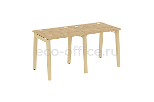 Рабочая станция на 2 рабочих места ONIX WOOD OW.RS-2.0.7 Тиквуд Светлый / Дуб Светлый фото
