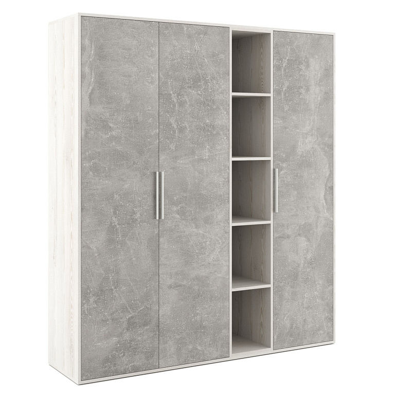 шкаф высокий 3 створки, с нишей b-tone btn36152431 фото