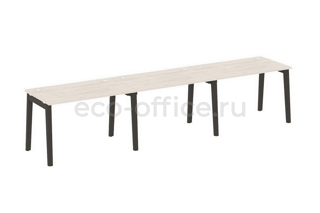 Рабочая станция на 3 рабочих места ONIX WOOD OW.RS-3.2.7 Денвер Светлый / Дуб Тёмный  стоимость