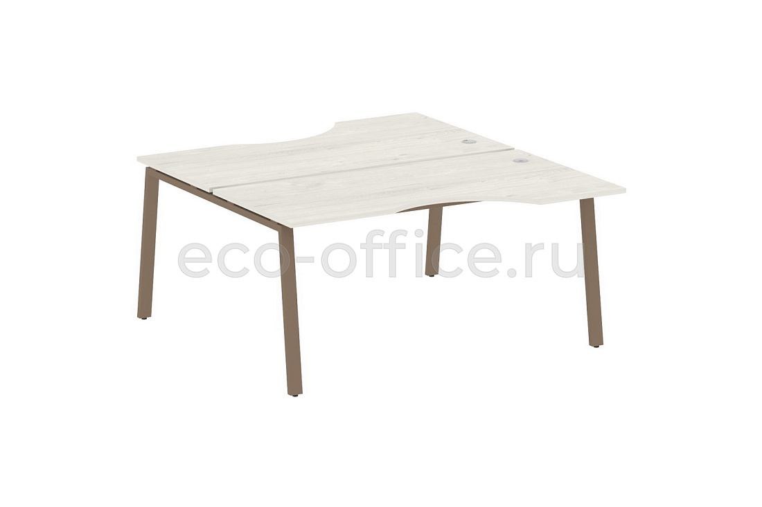 Рабочая станция криволинейная METAL SYSTEM STYLE БА.РАС-СА-2.1 Дуб Наварра / Мокко металл  стоимость