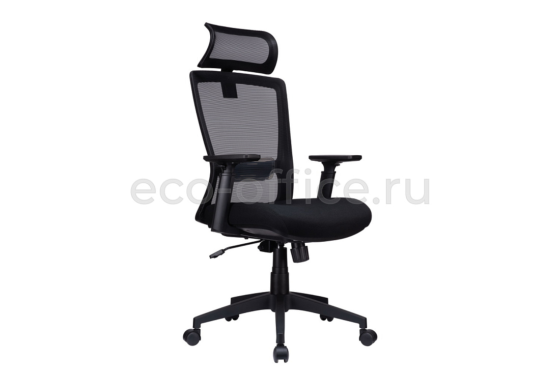 Кресло эргономичное RV Design LINE W-202 AC Чёрный пластик / Чёрная сетка  стоимость