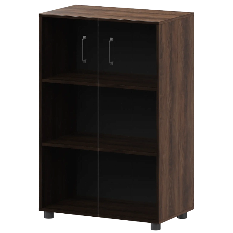 стеллаж средний закрытый с стеклянными фасадами protech к-933,к-946,кф-946 лагос фото