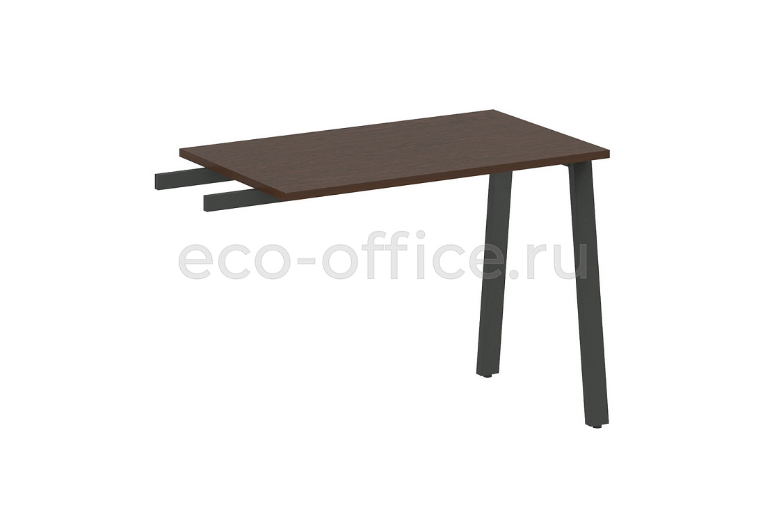 Приставной элемент на А-образном м/к METAL SYSTEM STYLE БА.ПР-3 Венге Цаво / Антрацит металл  стоимость
