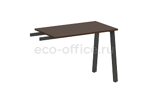 Приставной элемент на А-образном м/к METAL SYSTEM STYLE БА.ПР-3 Венге Цаво / Антрацит металл фото