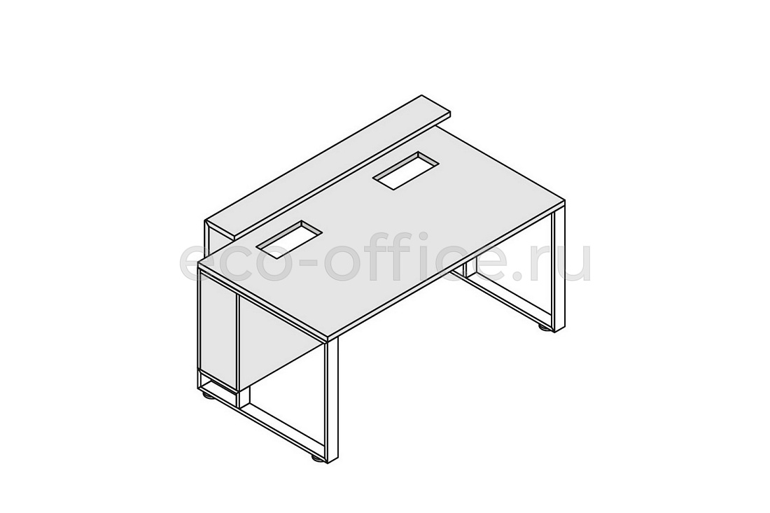 Стол президиума I-MEET 146568 Samoa Teak / Samoa Teak / Black (Cod.NR03)  стоимость