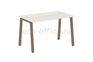 Стол письменный METAL SYSTEM STYLE БА.СП-2 Дуб Наварра / Мокко металл фото