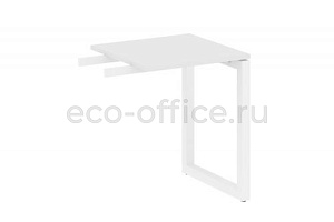 Приставной элемент на О-образном м/к METAL SYSTEM QUATTRO 5x5 50БО.ПР-1 Белый / Белый металл фото