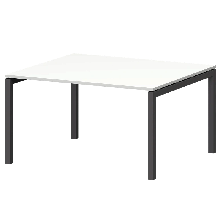 стол переговорный на металлокаркасе protech смсп-п-14.123.пр50 белый/антрацит фото