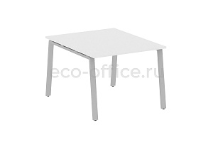 Стол переговорный (1 столешница) METAL SYSTEM STYLE БА.ПРГ-1.1 Белый / Серый металл фото