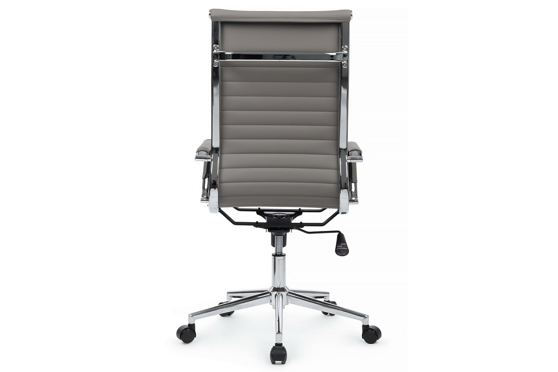 Кресло руководителя RV Chair HUGO 6002-1SE Серая экокожа  стоимость