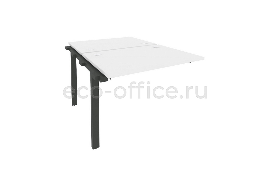 Наборный элемент рабочей станции на П-образном м/к ONIX O.M-2.NRS-1.7 Белый Бриллиант / Антрацит металл   стоимость