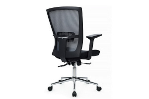 Кресло RV Chair FIX 831E-3D-M3 Серая сетка / Чёрная ткань фото