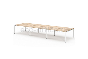 Бенч на 6 рабочих мест TOUR LIGHT bench 480x143 DL Дуб Калифорнийский фото