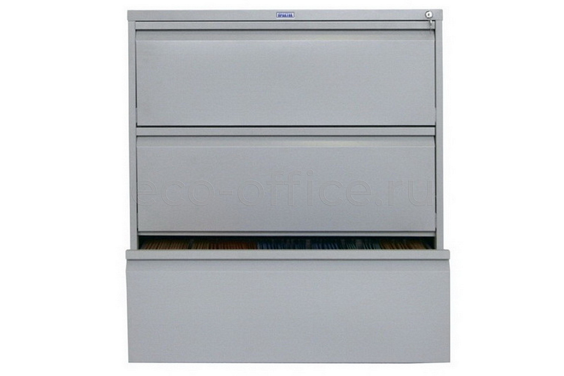 Шкаф картотека ПРАКТИК AMF 1091/3 Серый RAL 7038  стоимость