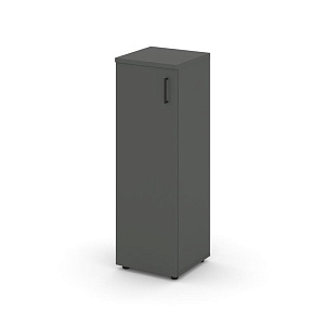 Шкаф средний узкий STYLE PROJECT SN.STU-204(L) Антрацит/Черный Ручки фото