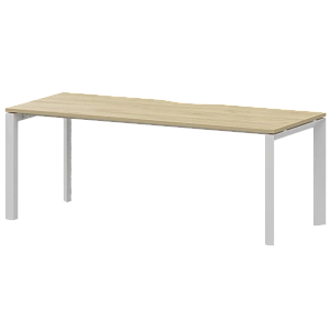 Стол на металлокаркасе Protech НТМП.П-180 Баттл Рок/Белый фото