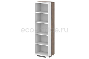 Стеллаж высокий крайний GRACE L-57к Альба Маргарита / Tasso Nero фото